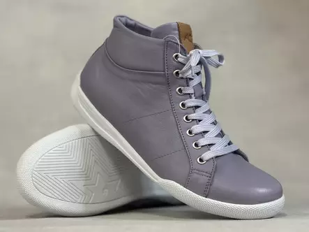 Andrea Conti 1470 nahkatennari - Naisten korkeavartiset tennarit - 03436191470 - 1