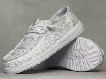 Hey Dude Wendy Crochet Lace - Naisten nauhalliset kävelykengät  - 43112100 - 1