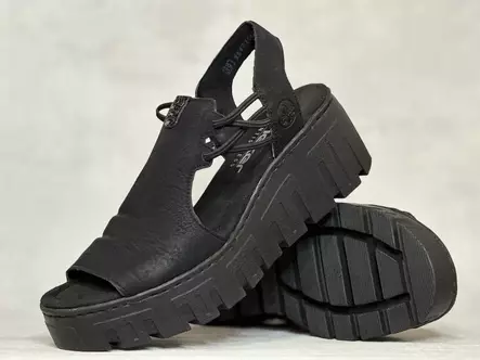 Rieker 68075-00 kiilasandaali - Naisten arkisandaalit - 6807500 - 1