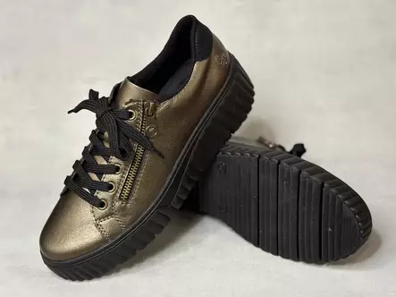 Rieker N2501-90 Kävelykenkä - Naisten nauhalliset kävelykengät  - N250190 - 1