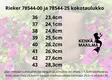 Rieker 78544-00 maihari - Naisten maiharit - 7854400 - 5