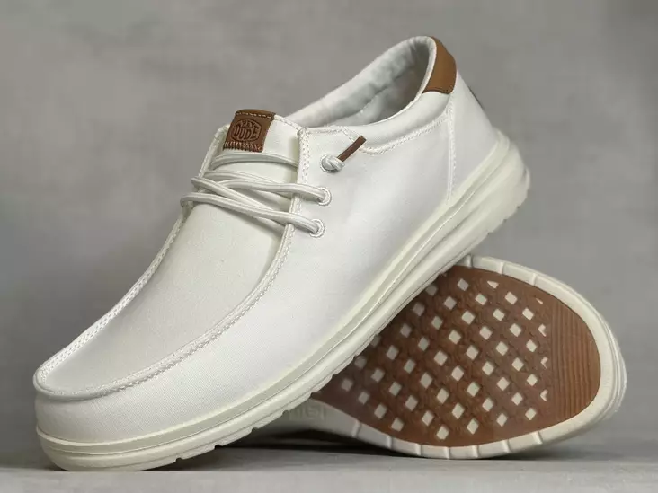 Hey Dude White Paul canvas - Miesten kangaskengät - 43151100 - 1