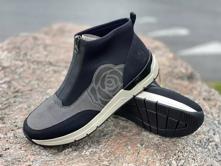 Rieker 58956-00 nilkkuri vetoketjulla - Naisten nilkkurit - 5895600 - 1