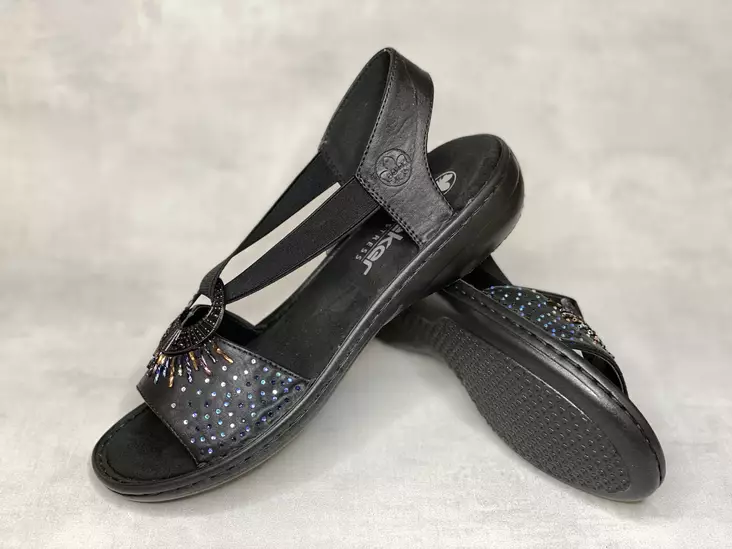 Rieker 60880-00 matala sandaali - Naisten arkisandaalit - 6088000 - 1