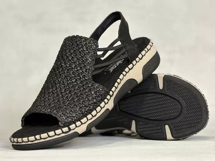 Rieker 66241-00 sandaali - Naisten arkisandaalit - 6624100 - 1