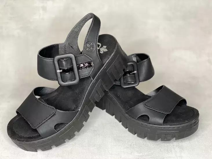 Rieker 68050-00 sandaali - Naisten arkisandaalit - 6805000 - 1