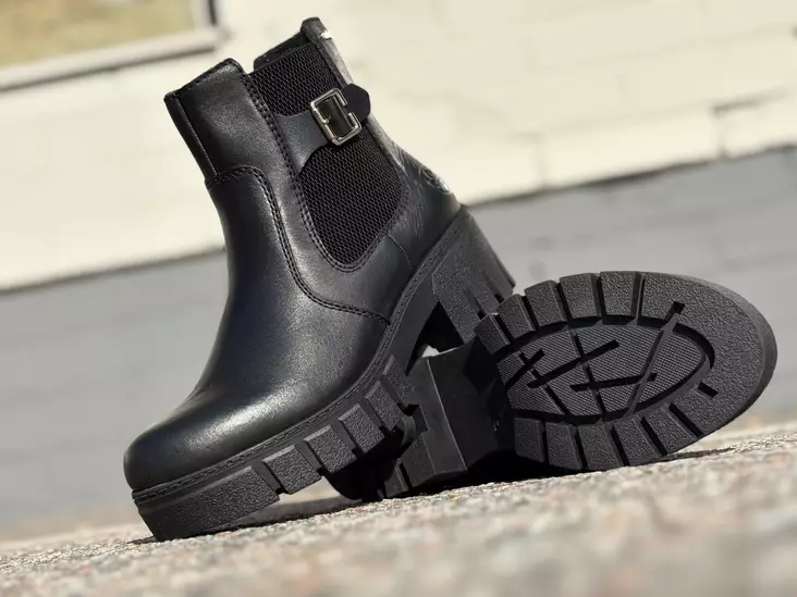 Rieker 74560-00 nilkkuri - Naisten matalakorkoiset nilkkurit - 7456000 - 1