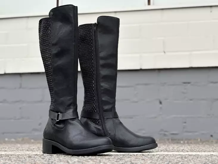 Rieker 75490-00 strech saapas - Naisten klassiset saappaat - 7549000 - 1