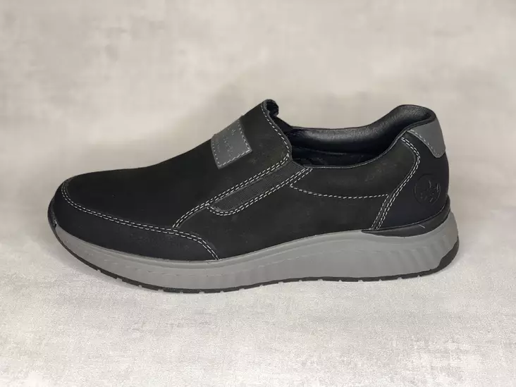 Rieker B0654-00 kävelykenkä - Miesten nauhattomat kävelykengät - B065400 - 1