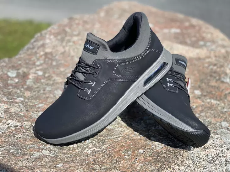 Rieker B1051-00 kävelykengät - Miesten nauhalliset kävelykengät - B105100 - 1