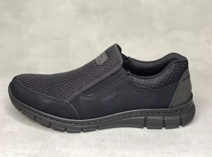 Rieker B7761-00 kävelykenkä - Miesten nauhattomat kävelykengät - B776100 - 1