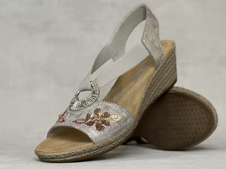 Rieker F½ 62466-90 kiilasandaali - Naisten arkisandaalit - 6246690 - 1