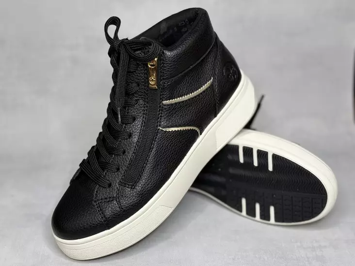 Rieker M7744-00 kävelykengät - Naisten korkeavartiset tennarit - M774400 - 1