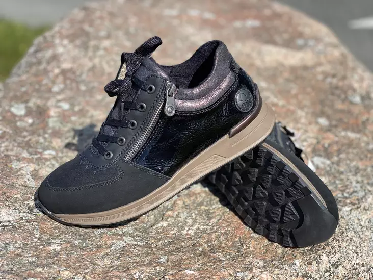 Rieker N1407-00 kävelykenkä - Naisten nauhalliset kävelykengät - N140700 - 1