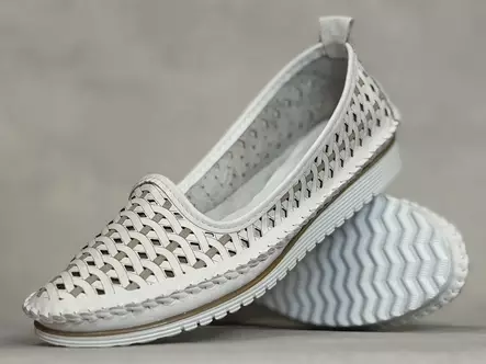 Andrea Conti White loafer - Naisten matalavartiset tennarit - 002711500001 - 1