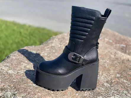 Buffalo Killah Bike Zip saappaat - Naisten korkeakorkoiset saappaat - 16223751 - 2