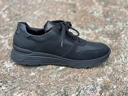 Sneaker by Rieker M0031-01 - Naisten nauhalliset kävelykengät - M003101 - 2