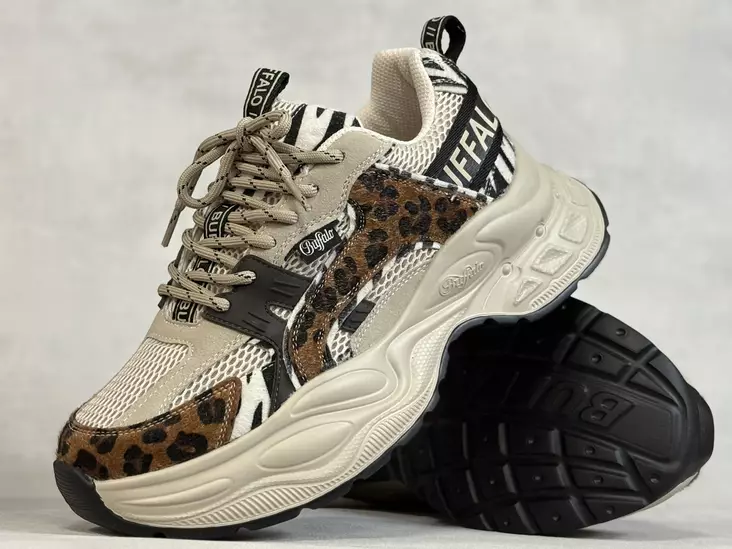 Buffalo Yuno One Animal Mix lenkkarit - Naisten matalavartiset tennarit - 1636751 - 1