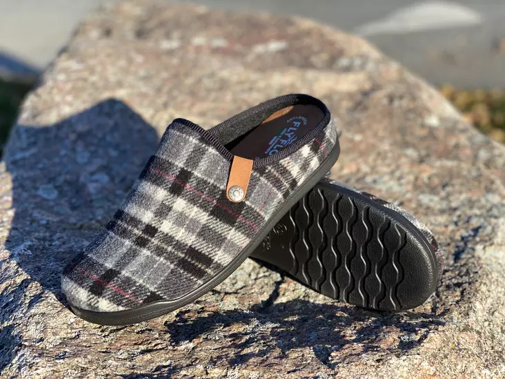 Fly Flot aamutossu ruutupistokas - Miesten aamutossut - 82641 - 1