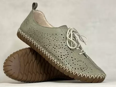 Rieker M2802-52 kesäkenkä - Naisten nauhalliset kävelykengät  - M280252 - 1