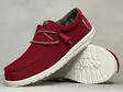 Hey Dude Wally Sport Mesh Dark Red - Miesten kangaskengät - 404036W2 - 1