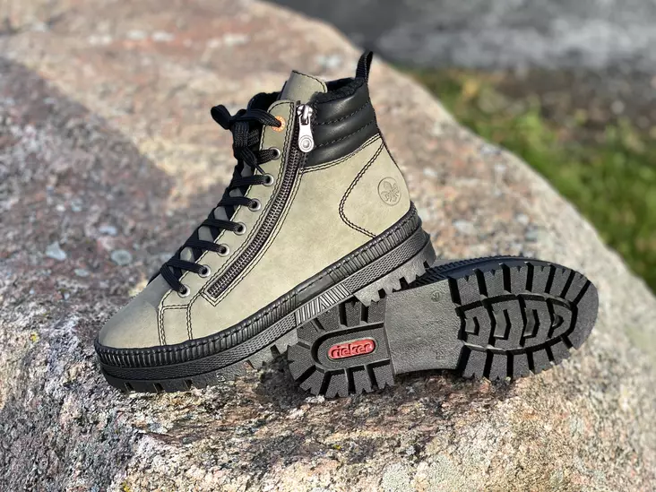 Rieker Z1805-52 nilkkuri - Naisten korkeavartiset tennarit - Z180552 - 1