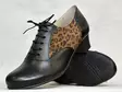 Vintro Siiri Crust Black Leopardo - Naisten korolliset kävelykengät - 9554023 - 1