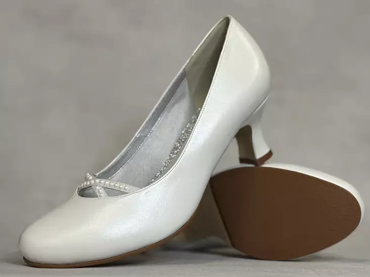 Chantana 26233 Pearl White avokas - Remmilliset korkokengät - 26233 - 1