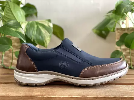 Rieker 03354-14 kävelykenkä - Miesten nauhattomat kävelykengät - 0335414 - 1