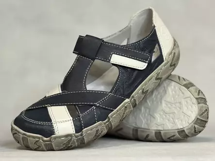 Rieker F½ L0378-14 kevyt kävelykenkä - Naisten nauhattomat kävelykengät - L037814 - 1