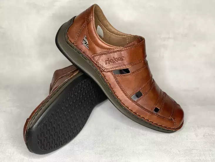 Rieker 05278-24 kävelykenkä - Miesten nauhattomat kävelykengät - 0527824 - 1