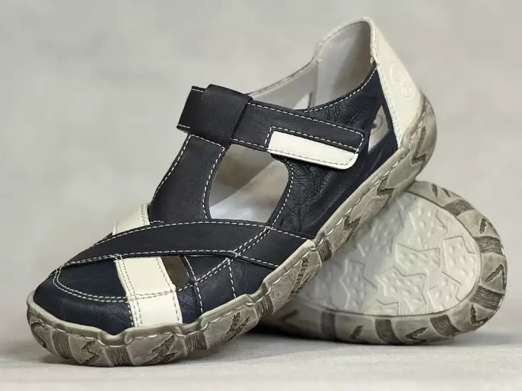 Rieker F½ L0378-14 kevyt kävelykenkä - Naisten nauhattomat kävelykengät - L037814 - 1