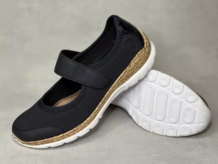 Rieker N42B0-14 kävelykenkä - Naisten nauhattomat kävelykengät - N42B014 - 1