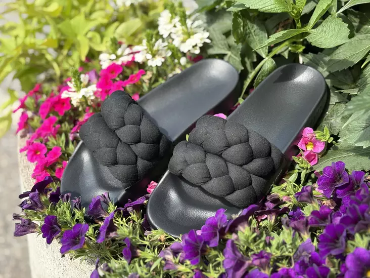 Tommy Jeans TJW Braided Slide - Naisten rantasandaalit - EN02764 - 1