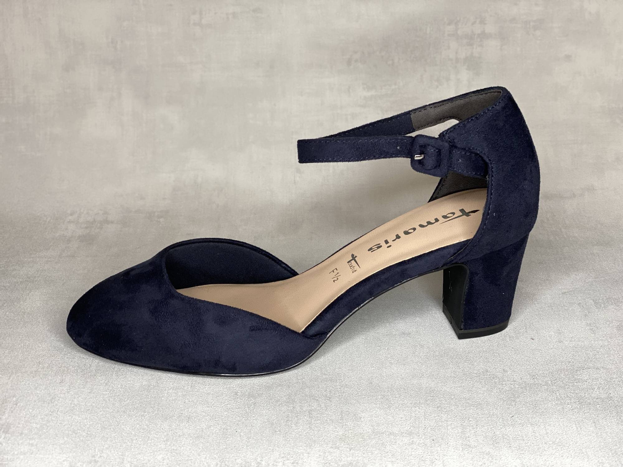 Tamaris 2443220805 korkokenkä Tummansininen matalakorkoinen