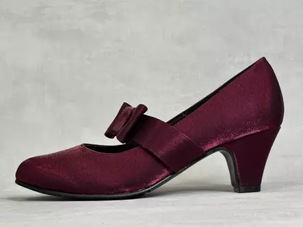 Chantana Bordeaux Satin korkokenkä - Remmilliset korkokengät - 485755 - 2