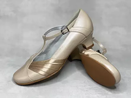 Chantana Nude Beige T-remmi avokas - Remmilliset korkokengät - 23561041315 - 1