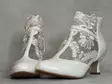 Chantana Off White nilkkuri pitsisivulla - Remmilliset korkokengät - 64101215 - 4