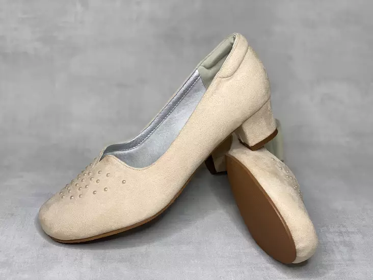 Chantana BEIGE laaja avokas - Matalakorkoiset korkokengät - 48494215 - 1