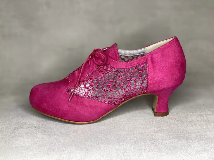 Chantana Pink pitsisivu nauha-avokas - Remmilliset korkokengät - 9193396955225 - 1