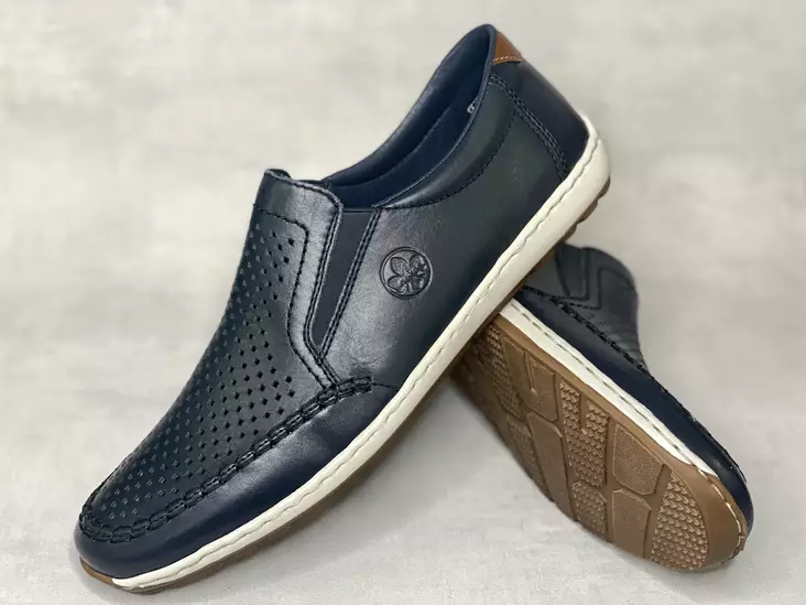 Rieker 08868-15 perferoitu loafer - Miesten nauhattomat kävelykengät - 0886815 - 1