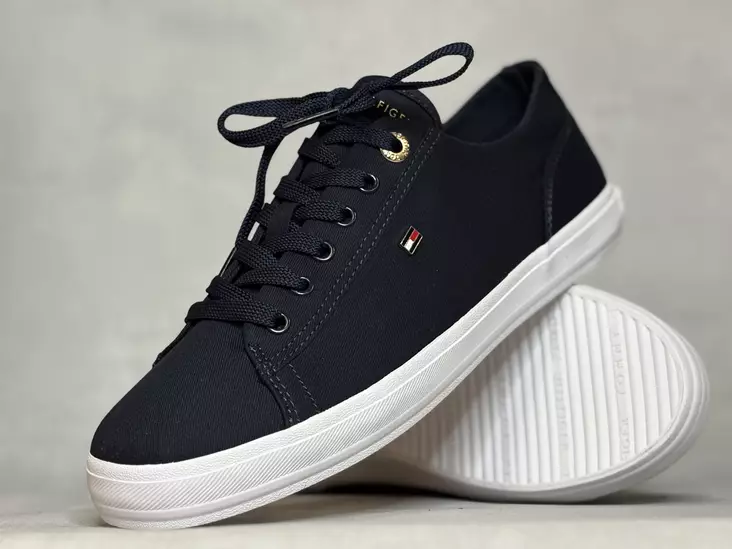 Tommy Hilfiger Foxing Sneaker Canvas - Naisten matalavartiset tennarit - 09170DW6 - 1