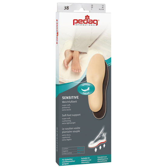 Pedag Sensitive pehmeä tukipohjallinen - Muotopohjalliset - 158 - 1