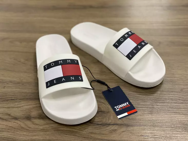 Tommy Jeans Flag Pool Slide - Naisten rantasandaalit - 01378 - 2
