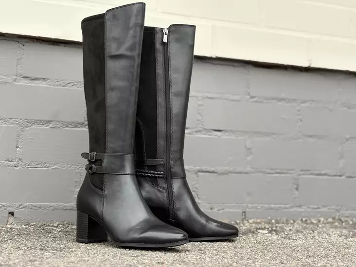 Caprice 25501-45-019 nahkasaapas - Naisten klassiset saappaat - 2550145019 - 1