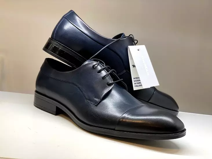 Topman 14759 nahkainen puolikenkä - Miesten nauhalliset juhlakengät - 14759 - 1