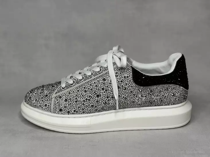 Steve Madden Icebox Black Silver tennari - Miesten matalavartiset tennarit - 12000724SB - 1