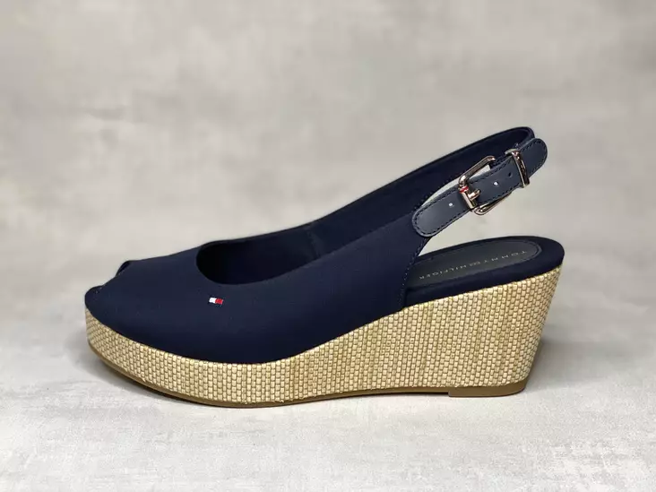 Tommy Hilfiger SB Iconic Elba Sling Back - Kiilakorkokengät - FW04788SB - 1