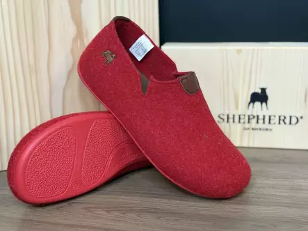 Shepherd of Sweden Red Elma aamutossu - Naisten sisäkengät ja tossut - 346762RED - 1