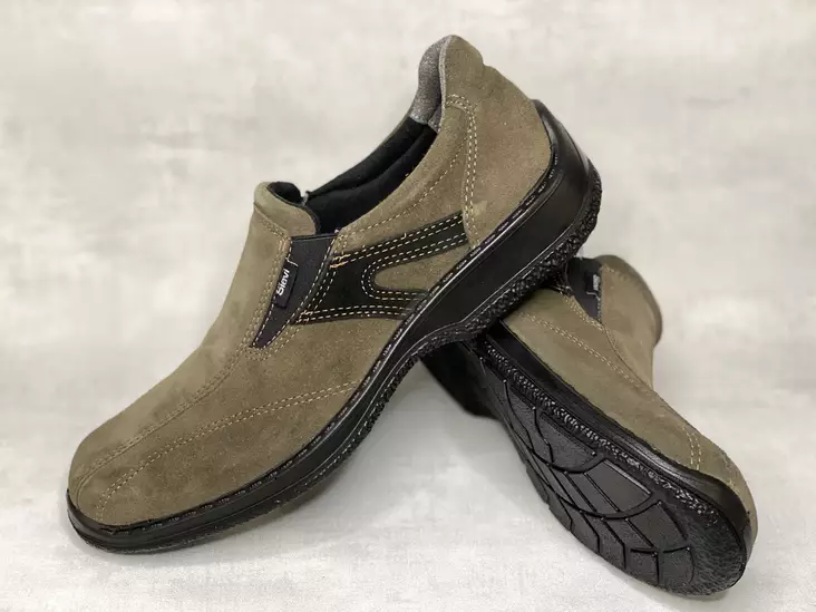 Sievi Jalo kävelykenkä vihreä - Miesten nauhattomat kävelykengät - 383240246320G - 1